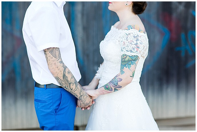 after wedding shooting julia basmann tatto tattowierte frau
